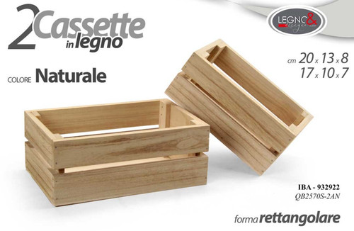 Set cassetta porta oggetti - cassetta,