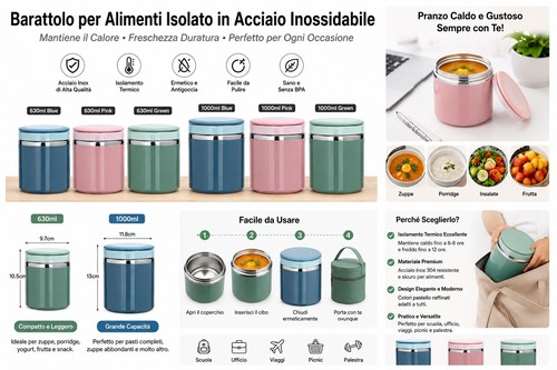 Contenitore termico alimenti - contenitore,